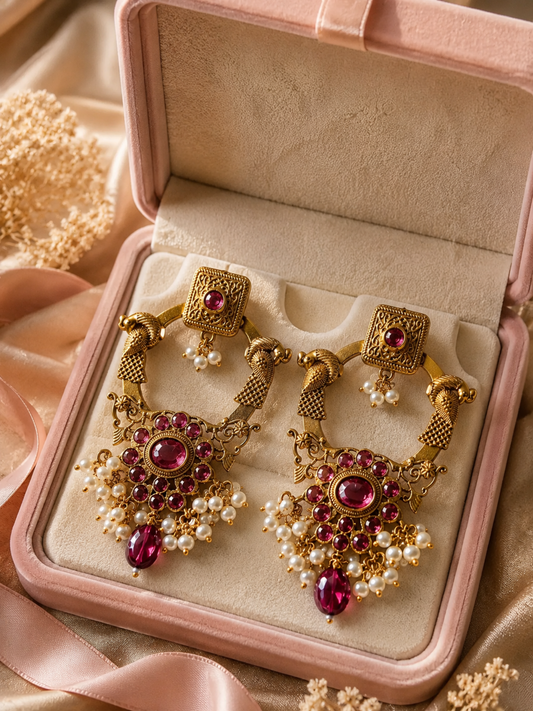 AAVYA GOLD PLATED EARRINGS FOR WOMEN
