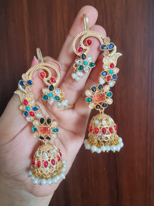 RIWAZ NAVRATAN EARCUFF PAIR FOR WOMEN