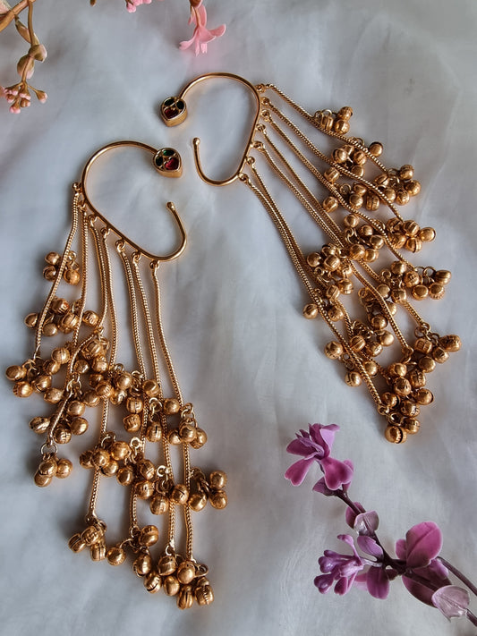 JHILMIL GOLD PLATED KASHMIRI EARCUFF FOR WOMEN