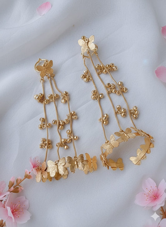 TITLI GHOONGROO KASHMIRI GOLD HATHPHOOL FOR WOMEN