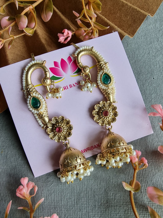 HANSNI GOLD PLATED EARCUFF FOR WOMEN
