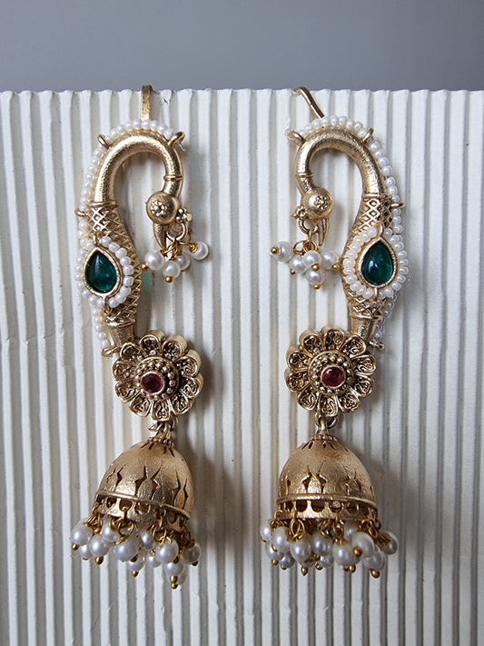 HANSNI GOLD PLATED EARCUFF FOR WOMEN