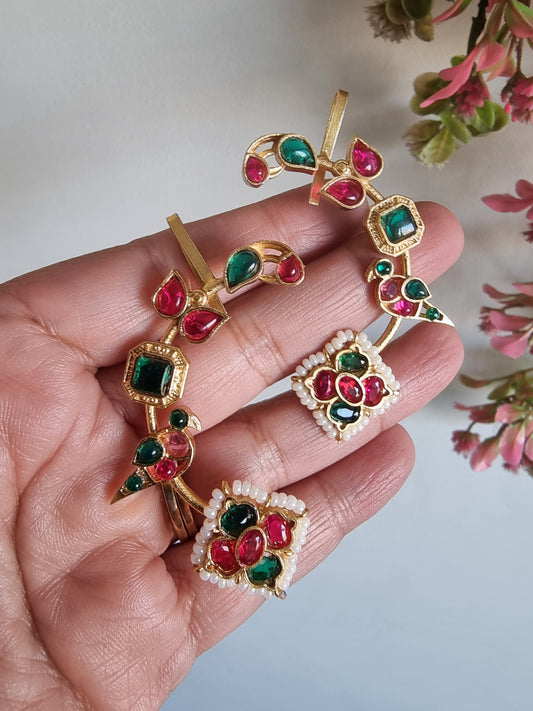 ZOYA GOLD PLATED EARCUFF PAIR