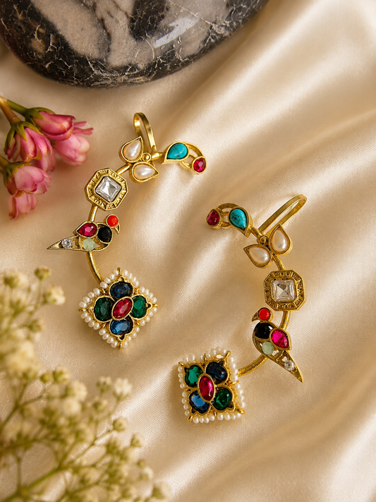 ZOYA GOLD PLATED EARCUFF FOR WOMEN