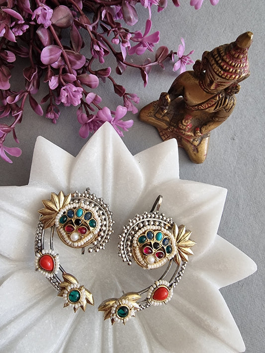 KAVYA MULTI COLOR DUALTONE EARCUFF FOR WOMEN