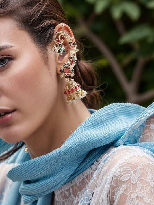 RIWAZ NAVRATAN EARCUFF PAIR FOR WOMEN