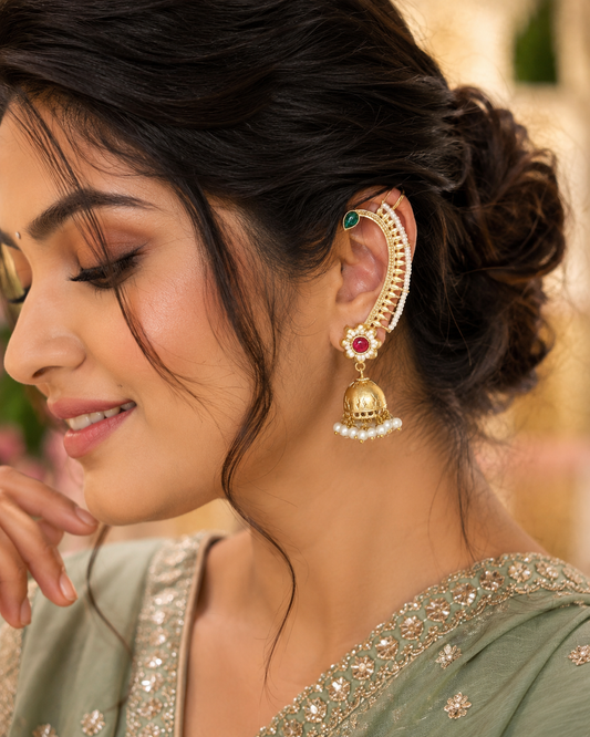 ANIKA GOLD PLATED EARCUFF FOR WOMEN