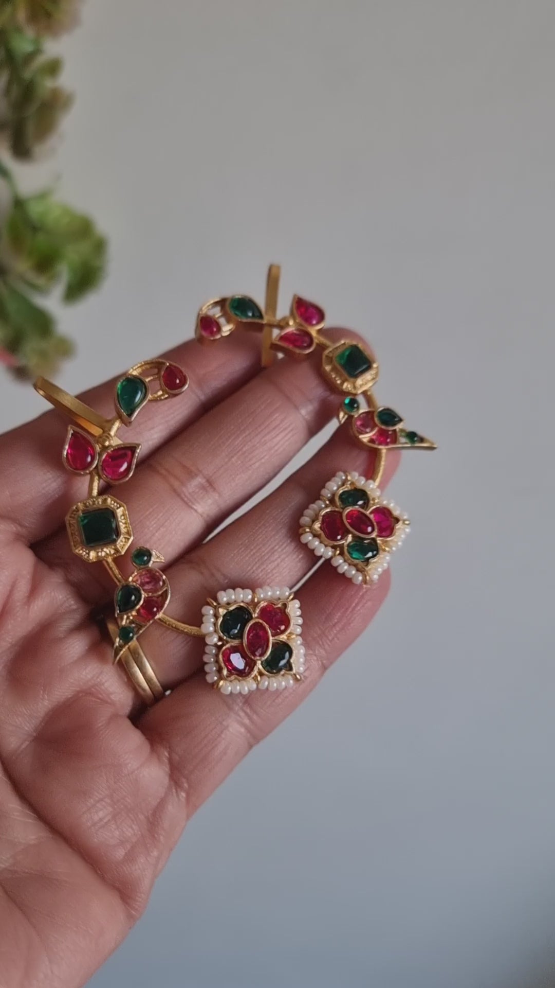 ZOYA GOLD PLATED EARCUFF PAIR
